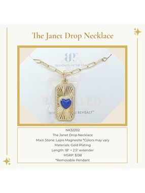 The Janet Drop Necklace - OG